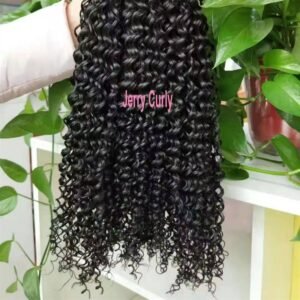 Jerry Curly Virgin Remy Human Hair Bundle (Sew in Weave) Wholesale